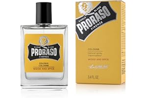 Proraso Cologne, Wood & Spice, 3.4 Fl Oz