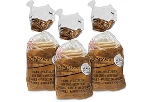 Broghies Wheat Crispy Bread Substitute - 3 Pack / 54 Servings - Non-GMO, Low Carb, Low-Calorie, Vegan, No Sugar, Versatile Snack Great alternative to Bread, Bagels, Crackers or Tortilla Chips