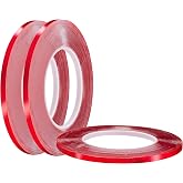 Jackwood 33 Feet Acrylic Double Sided Heavy Duty Mounting Tape (Pack of 3) Weatherproof for Outdoor &amp; Indoor, Holds Heavy Stuff in Cold &amp; Hot Condition, Removable &amp; Residue-Free (1/4 inch)