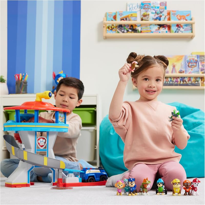 - Pat Patrouille - Coffret Cadeau 10 Figurines - Jouet Enfant