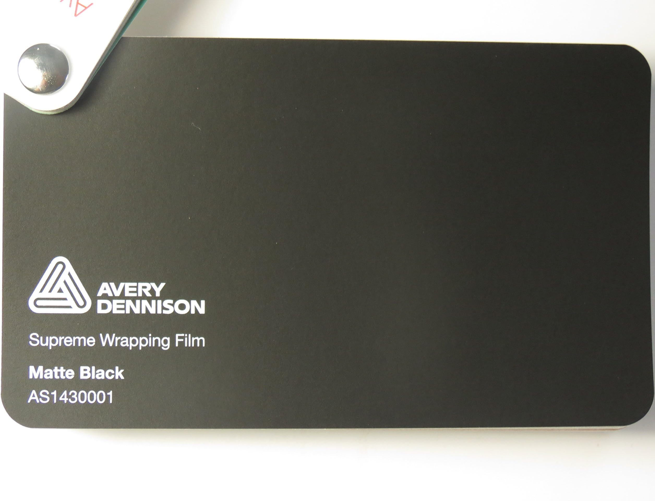 Avery Supreme Wrapping Film Series Matt Black Cast Foil 100 x 152 CM