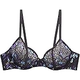 Savage x Fenty Womens Butterfly Wings Unlined Lace Tulip Cup Bra