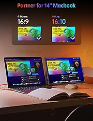 WGK Portable Monitor 14 Inch FHD1200P Ultra-Slim