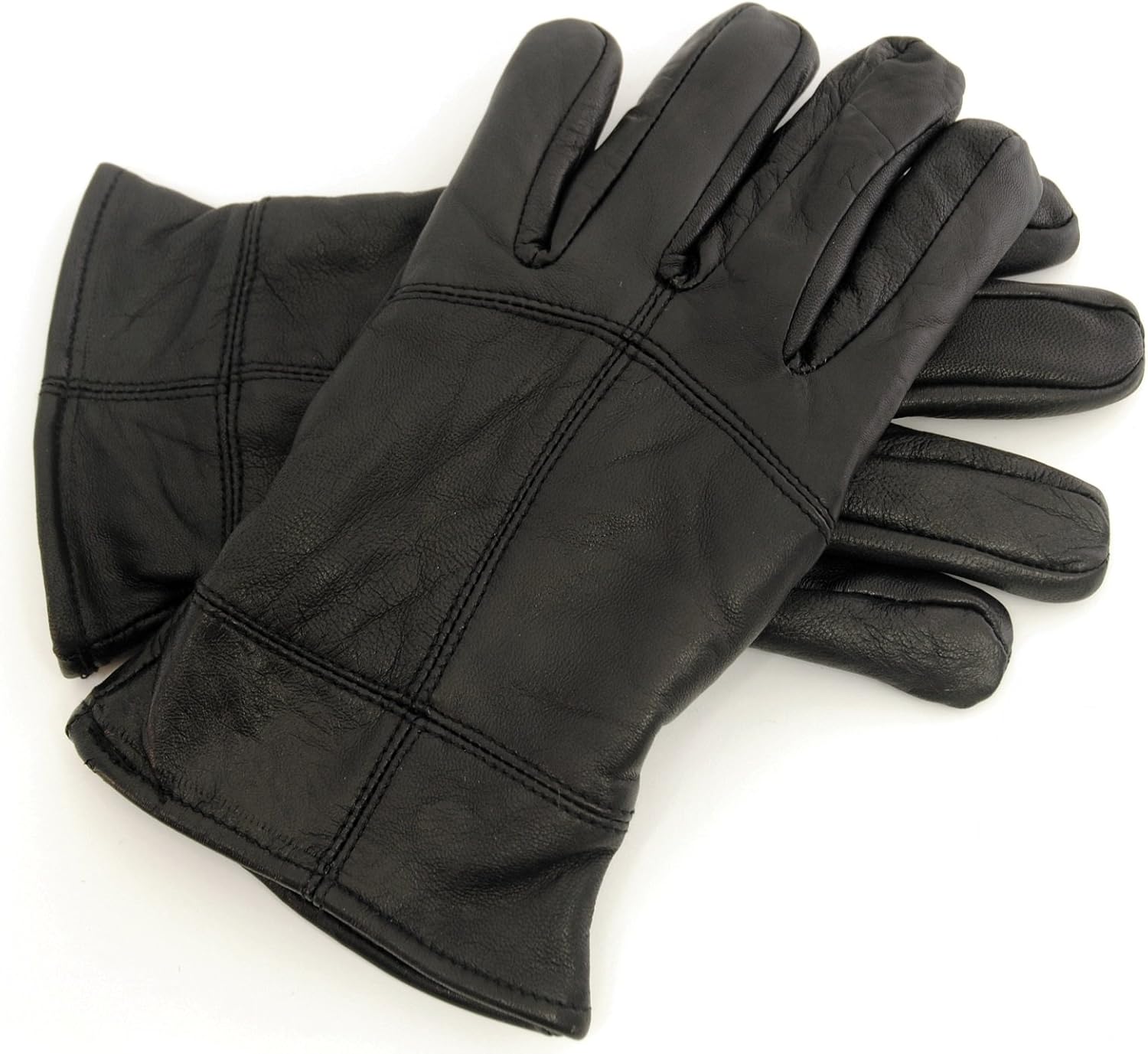 thinsulate black leather gloves