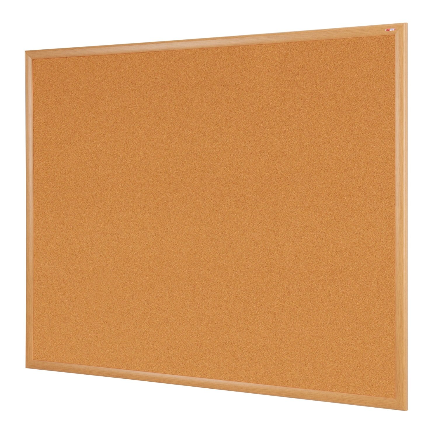 Metroplan 900 x 1200 mm Eco- Friendly "Felt" Noticeboard with Light Oak Effect Frame - Cork
