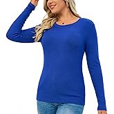 ASAIR Ribbed Modal Long Sleeve Shirts Under Scrubs Going Out Workout T Shirt Ladies Women's Tops