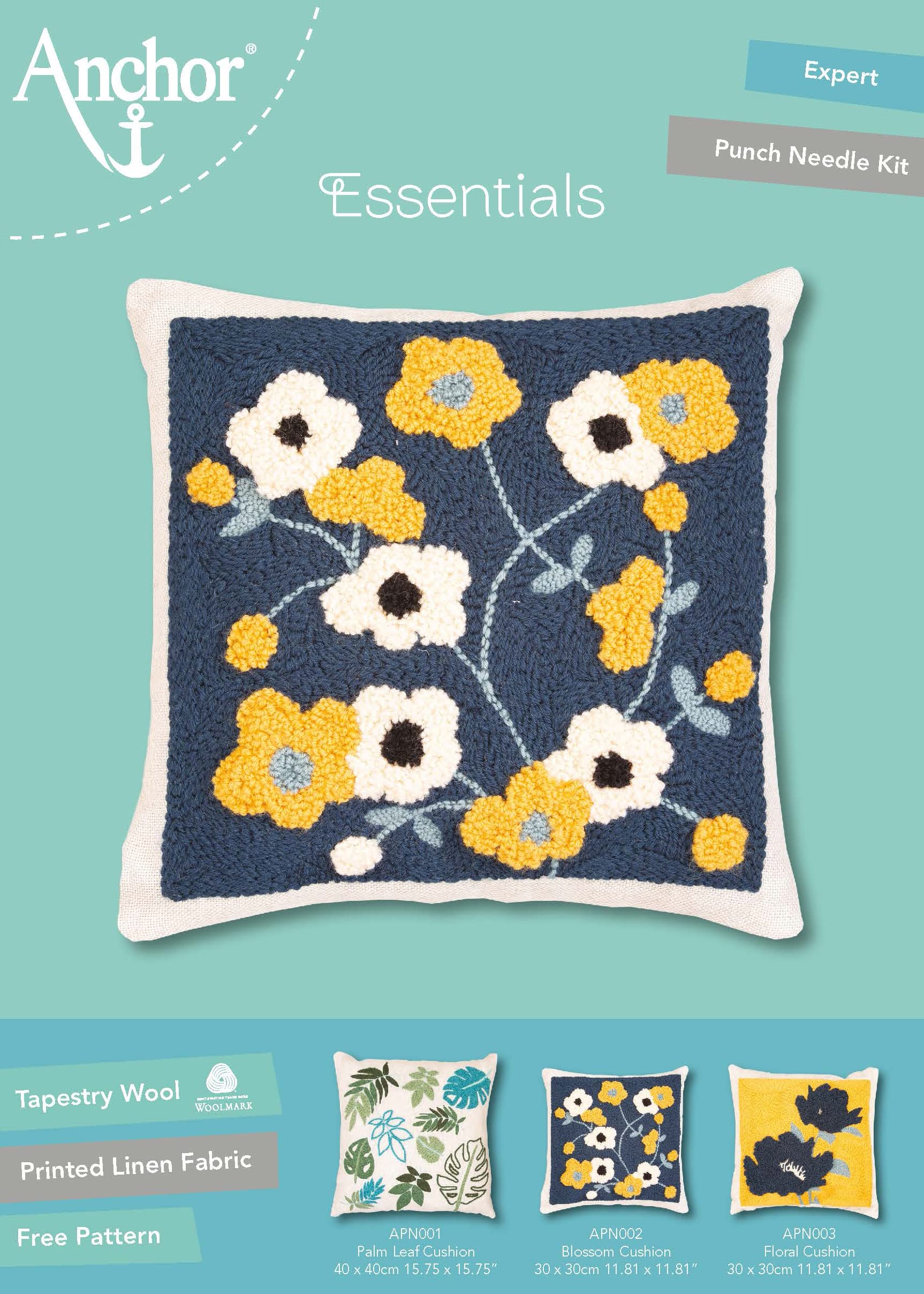 ANCHOR Kits and Canvas Kits Blossom Cushion