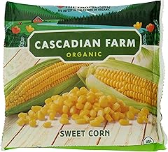 Cascadian Farm Organic Sweet Corn 10 oz Bag (Frozen) | USDA Organic, Stovetop or Microwave Ready, Great for Soups, Pot Pies, 