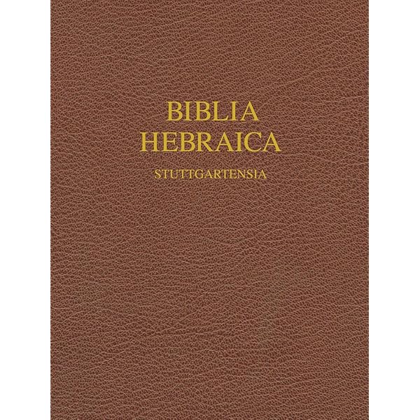 Biblia Hebraica Stuttgartensia (BHS), Standard Edition (Hardcover