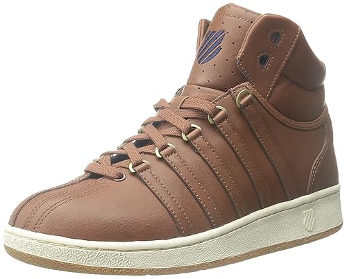 Buy K Swiss Classic Vn Mid Iconic Fashion Sneaker Friar Brown