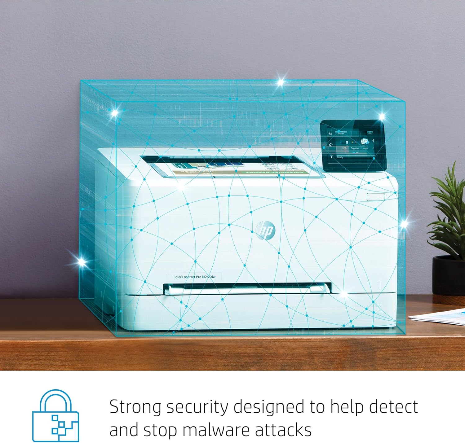 HP Color LaserJet Pro M255dw Wireless Laser Printer, Remote Mobile Print, Duplex Printing, Works with Alexa (7KW64A): Electronics