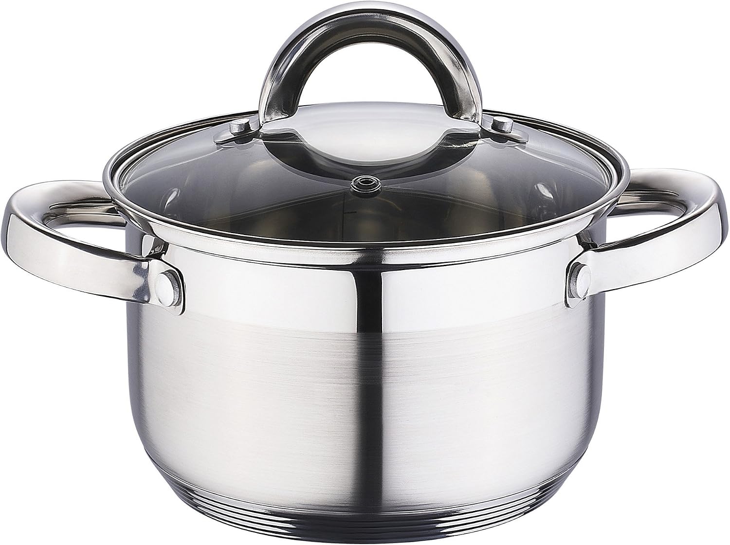 Renberg Alexander Casserole with Lid, Silver, 6.3 Litre/24 x 14.5 cm
