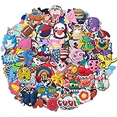 diasstro Lot of 30,50,100 pcs Random PVC Different Shoe Charms for Shoe Decoration