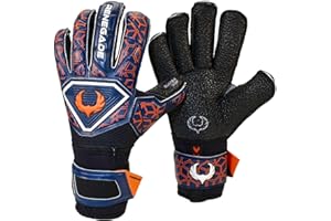 Renegade GK Triton Goalie Gloves with Microbe-Guard (Sizes 5-11, 3 Styles, Level 2) Pro-Tek Fingersaves & Durable 3.5+3MM Super Grip