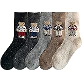 IIG Winter Warm Wool Socks for Women Original Design Trendy Boot Socks Ideal Gift