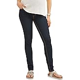 Rumor Has It Maternity Over The Belly Super Super Soft Relaxed Fit, Stretch Fit, Breathable Support, Comfortable Skinny Denim Jeans (Medium wash, Spring Rinse)