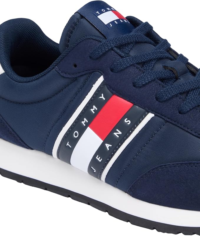 Uomo Sneakers Running Classic Runner con Lacci, Blu (Dark Blue), 41
