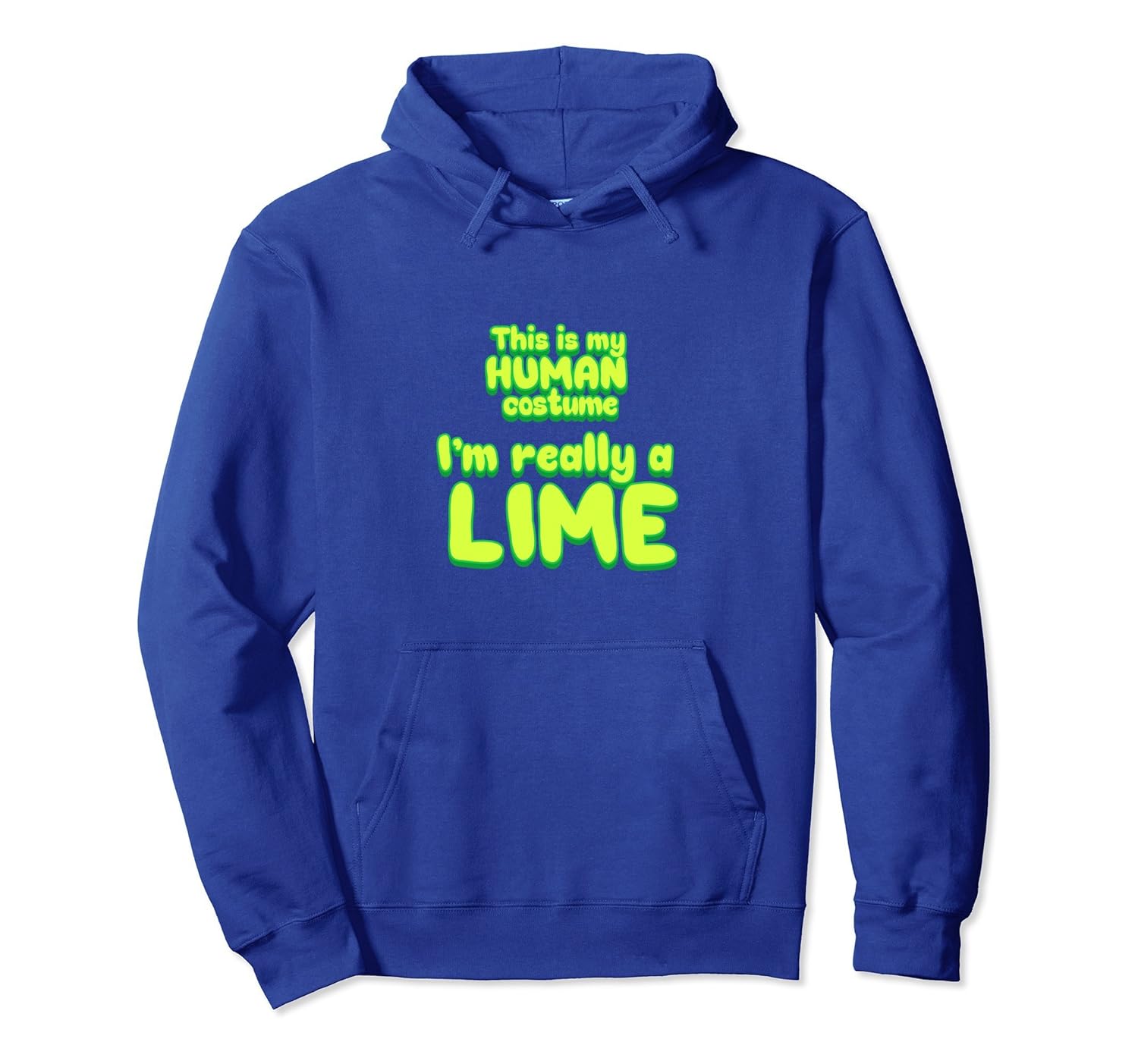 Funny Halloween Human Costume Lime Hoodie Men Women Gift-Rose