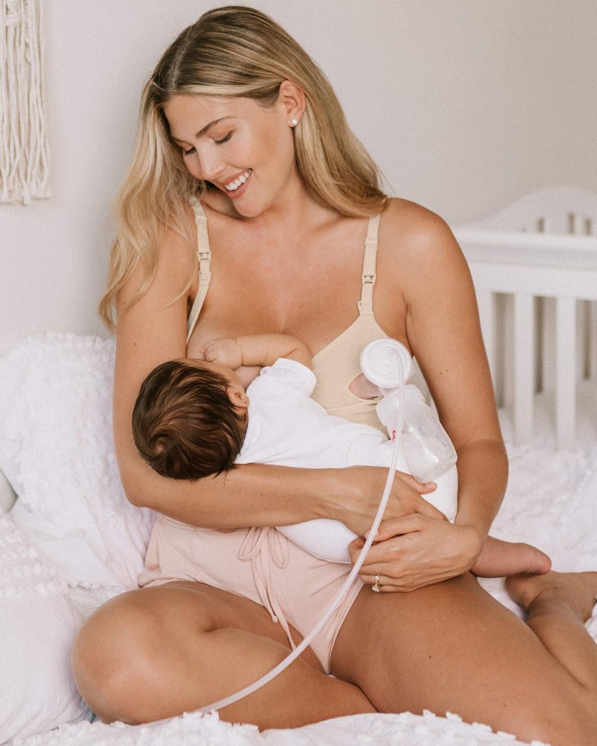 Kindred Bravely Sublime Hands Free Pumping Bra | Patented All-in-One Pumping & Nursing Bra with EasyClip at  Women’s Clothing store