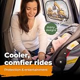 CARAMAZ Car Window Shades for Baby 51x31 cm Pack of 2 with Suction Cups view 4
