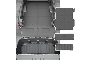 xipoqix 5.3FT Bed Mat Compatible with 17-25 Honda Ridgeline Cargo Mat Bed Liner Cargo Liner Replacement for 2017-2025 Honda Ridgeline Accessories (Bed Mat+Tailgate Mat+Rear Storage Mat)