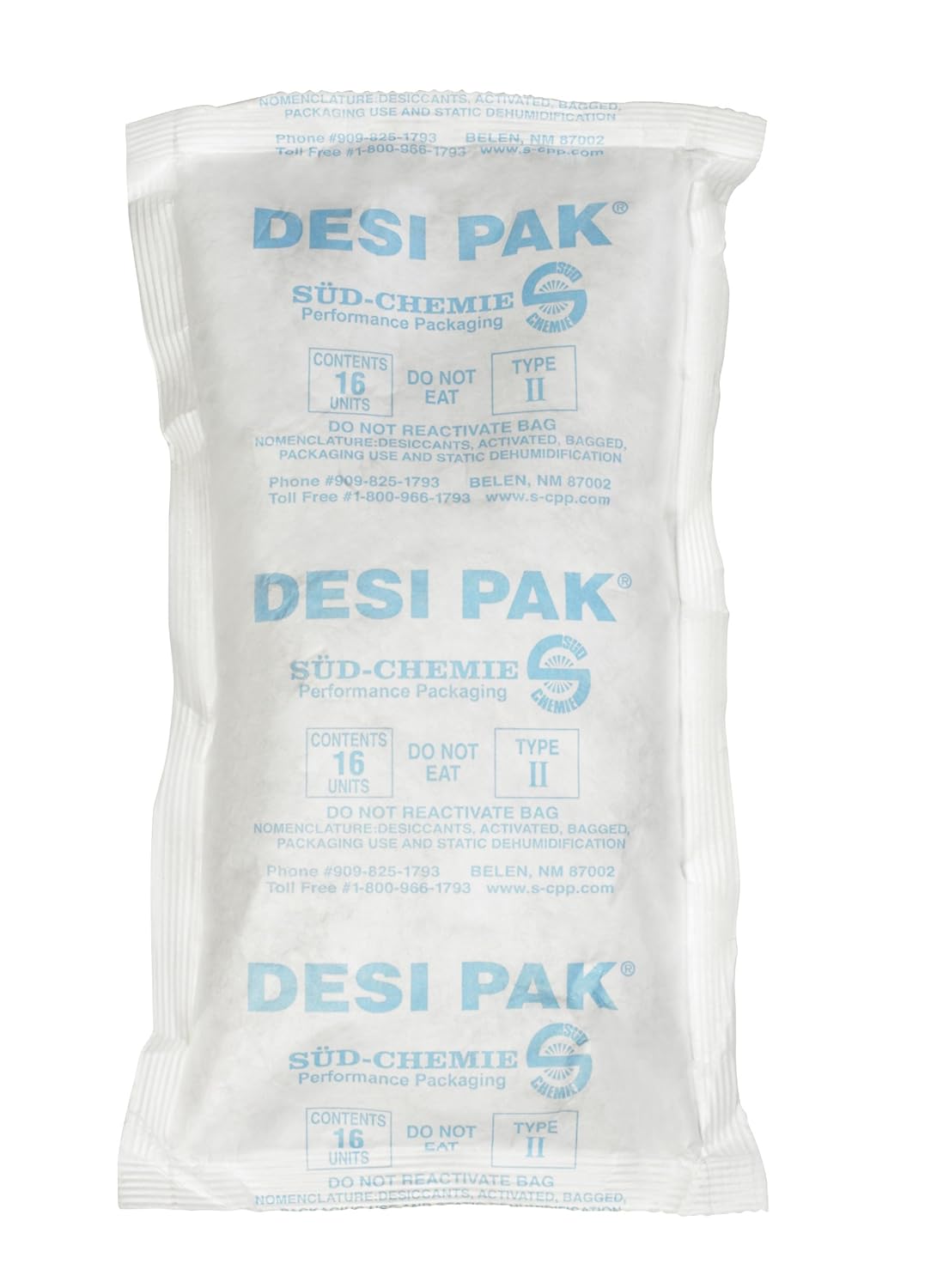 Tyvek DES132 Clay Desiccants, 34 Gallon Drum, 5 3/4" x 10" x 1 1/2