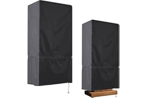 Ribbonlic Podium Protective Cover Pulpit Cover Lectern Cover, Water Resistant PVC Coated Polyester Podium Cover for Standard Size Podium Stand Teacher Easel Desk Shelf, 24.2"L x 17.7"W x 49"H (Blue)