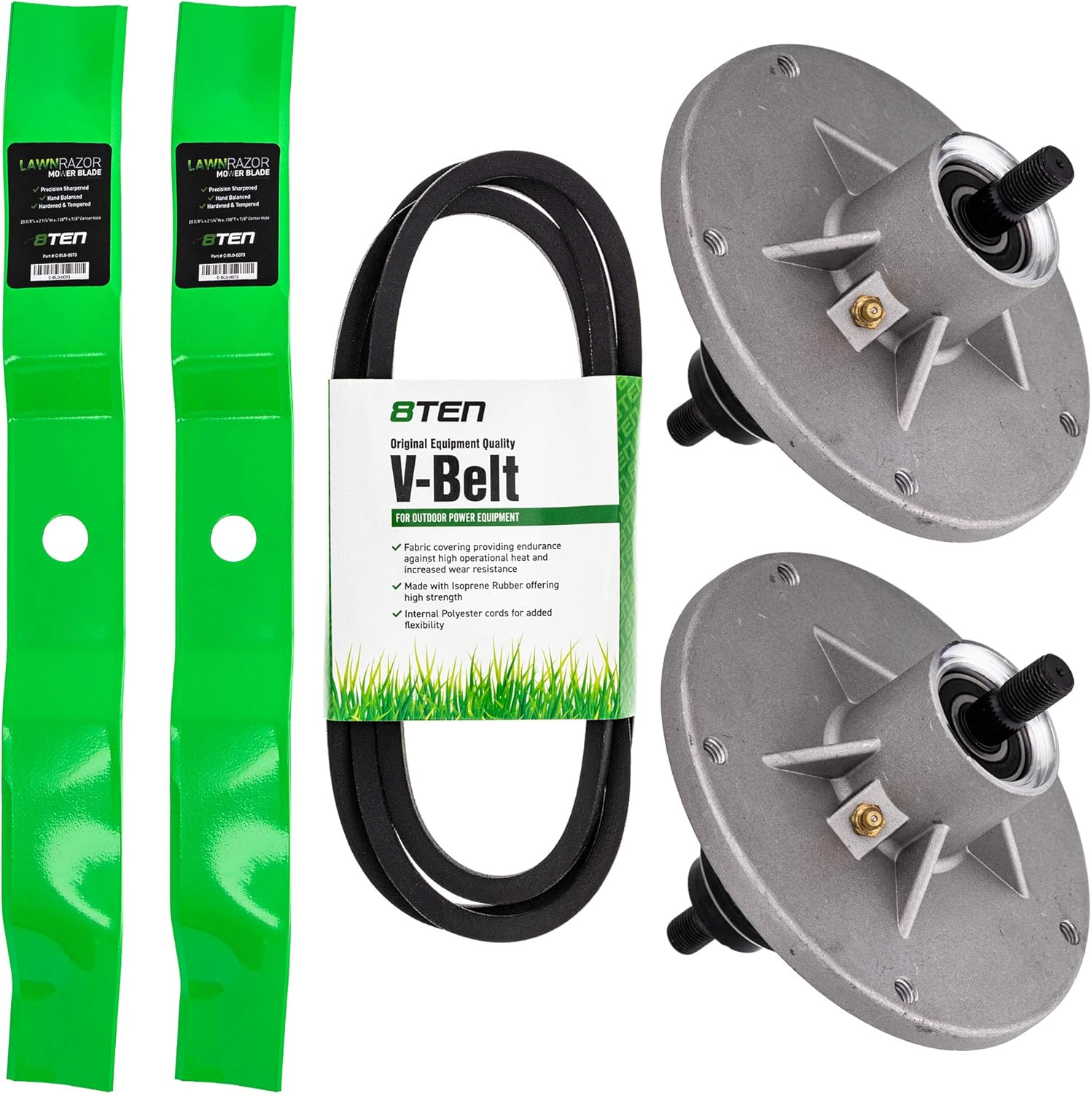 Amazon Com 8ten Deck Rebuild Kit For Murray Scotts 40 Inch 4405030x48a 405030x48b 40541x99d 405000x31b 405002x8a Blade Spindle Belt Garden Outdoor