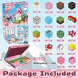 Annexfun Magnetic Blocks 100PCS Unicorn STEM Building Tiles Toys for Kids view 2