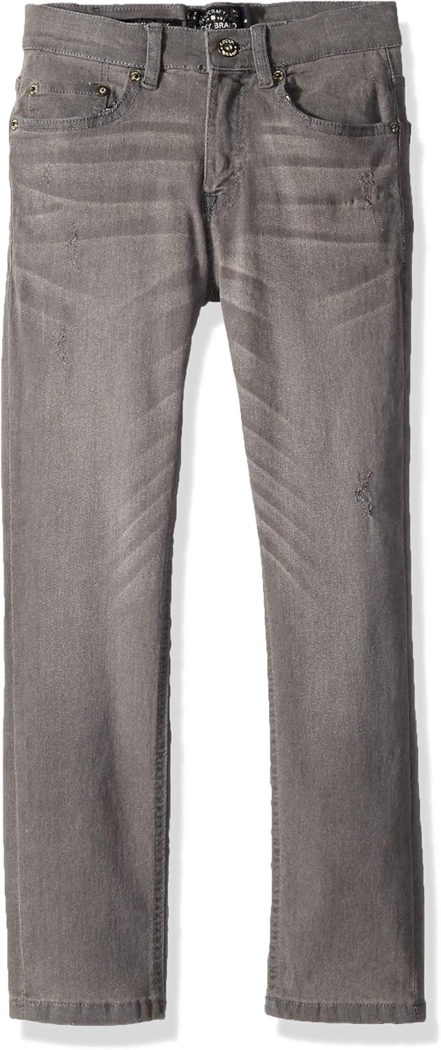 Lucky Brand Boys' 5-Pocket Skinny Fit Denim Jean: Clothing