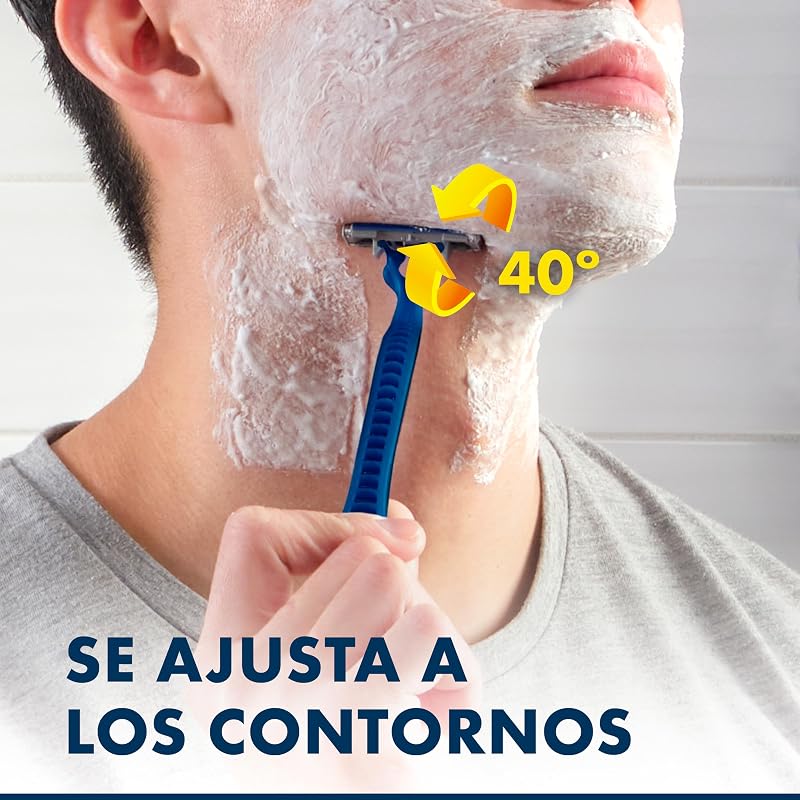 Blue3 Smooth Maquinillas de Afeitar Desechables Hombre, Pack de 16