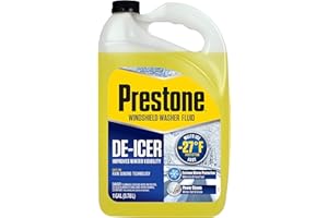Prestone AS250-6PK De-Icer Windshield Washer Fluid - 1 Gallon, (Pack of 6)