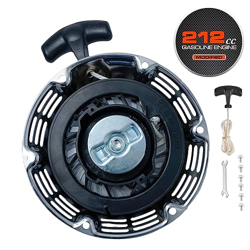 Mini Bike Pump Chrome Pull Start Recoil For Predator 212/Coleman