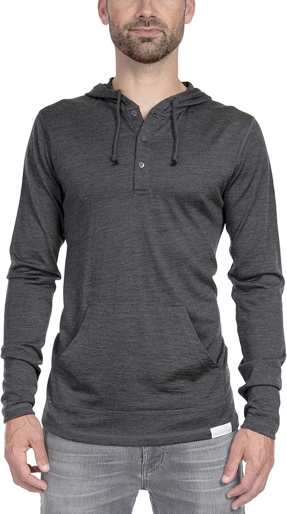 everyday henley hoodie