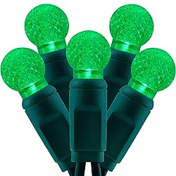 YULETIME Green One-Piece G12 LED Christmas