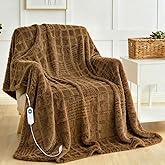 Eastsora Heated Blanket Electric Full, 74”x84“Heating Blanket Waffle with 12 Heat Levels, Fast Heating Blanket with 1-12 Timer Settings, Overheat Protection with ETL & FCC for Home Office Sofa