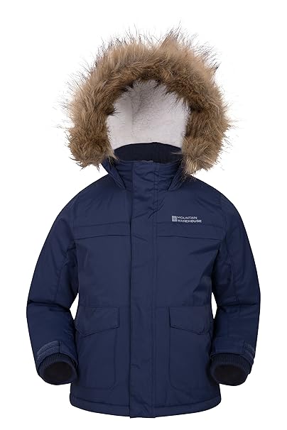Mountain Warehouse Samuel Kinder Wasserabweisende Winterjacke -Parka- Kinderjacke