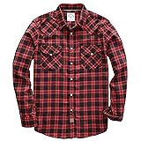 Dubinik® Flannel Shirt for Men Western Cowboy
