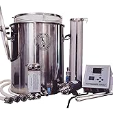 Clawhammer Supply 10.5 Gallon Electric All-in-One Brewing System &ndash; Digital, Semi-Automated, 120V, BIAB All Grain &amp; Extract, 304 Stainless Steel