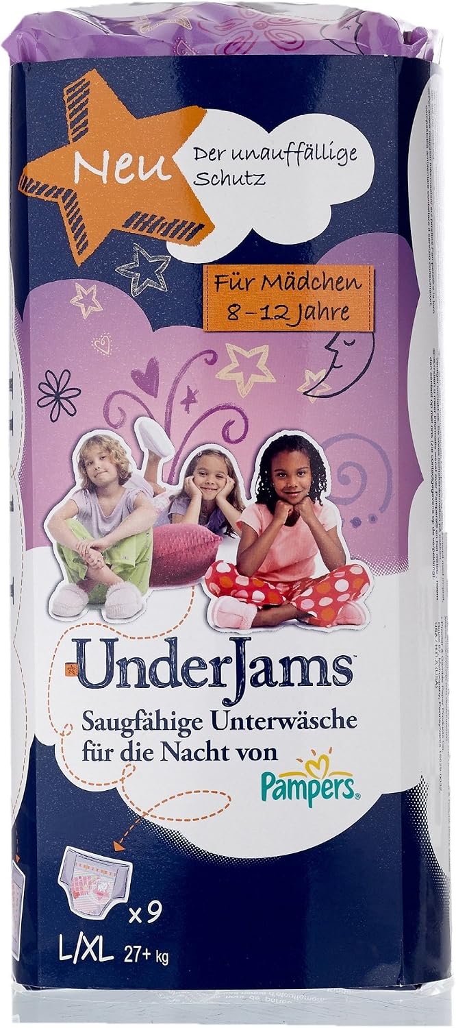 Pampers underjams large/Extra large girl 9s (4015400345305)