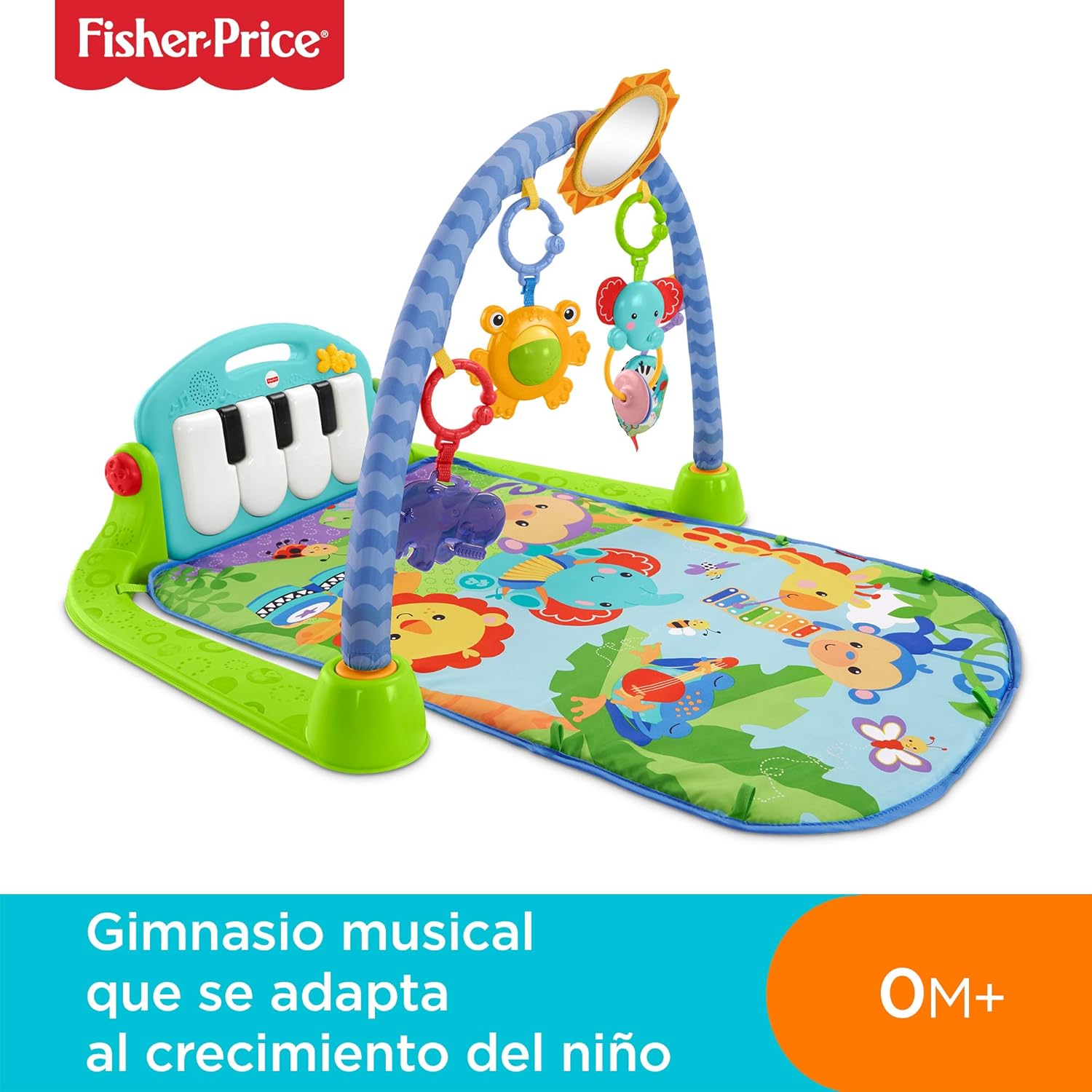 Fisher-Price - Gimnasio-Piano Pataditas, Manta de Juego para Bebé ...