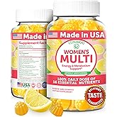 Lunakai USA Made Womens Multivitamin Gummies – Delicious Daily 16 Multi Vitamins for Women – Wellness, Energy & Essential Health Support, 60ct