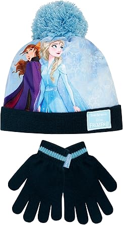 girls hat and gloves