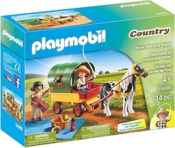 PLAYMOBIL Picnic with Pony Wagon 