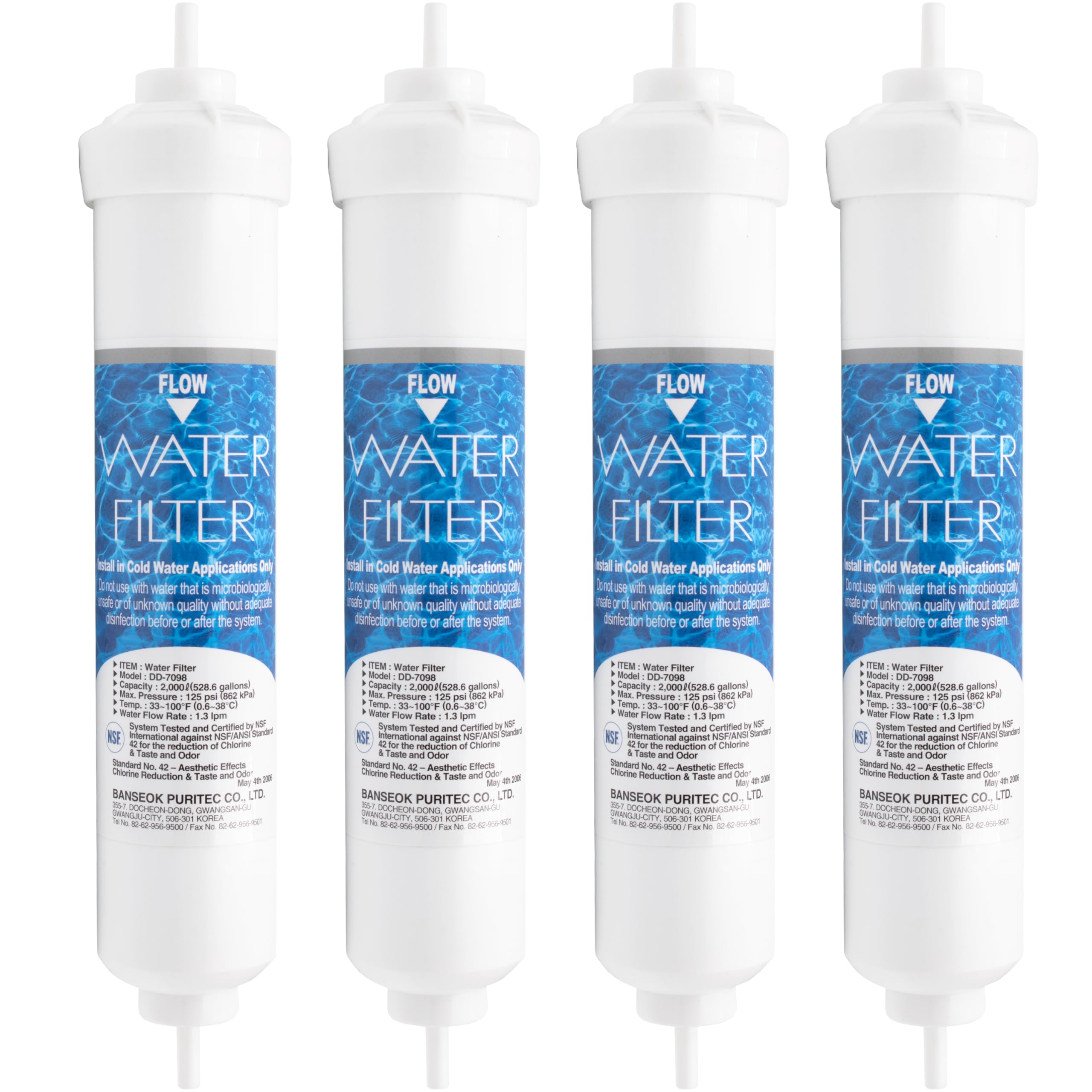 4 x Genuine DD7098 Daewoo Filter