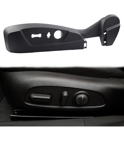 IAMAUTO Black Driver Seat Switch Panel Bezel Trim - Fits 2013-2016 Chevrolet Malibu (Replaces GM #22753131)