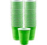 Kiwi Green Plastic Cups (18 oz.) 50 Count