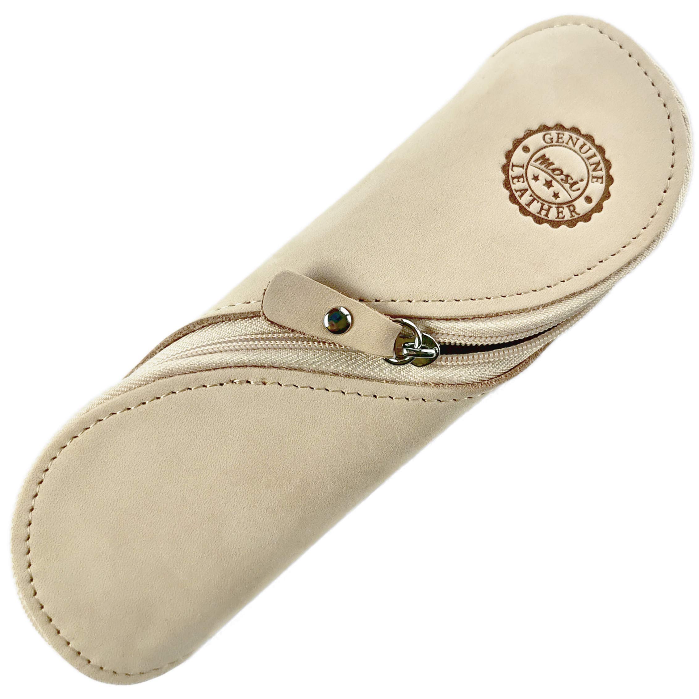 MOSI Genuine Leather Reading Glasses/Pencil Case - Authentic and Unusual Handmade Vintage Gift Pouch (Tuscany) โ image 1