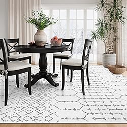 Lahome Moroccan Machine Washable Rugs - 6x9 Rug for