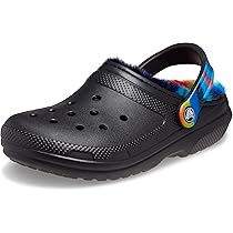 crocs classic lined pop strap clog